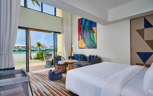 Hard Rock Hotel Maldives-Family Suite Duplex Master Bedroom_17273